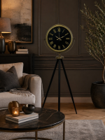 Vintage Roma Rakamlı Modern Tripod Ayaklı Saat