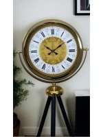 Gold Asalet Tripod Ayaklı Saat – Osmanlı Motifli