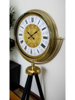 Gold Asalet Tripod Ayaklı Saat – Osmanlı Motifli