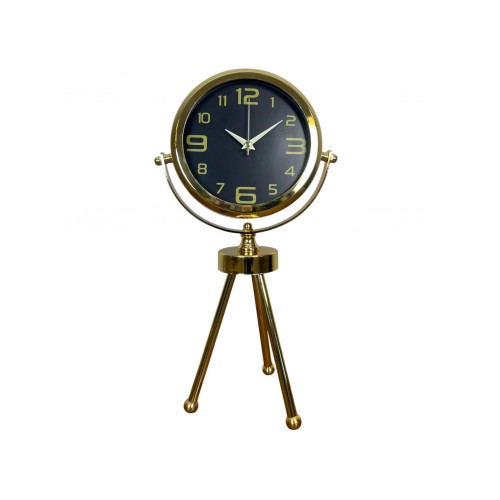 Vintage Prestige Üç Ayaklı Metal Masa Saati