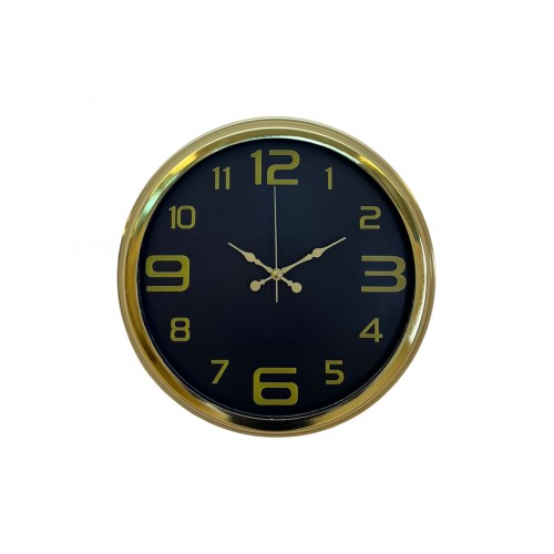 Elegance Gold Luxury 40 cm Metal Duvar Saati