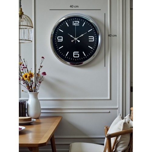 Elegance 40 cm Metal Büyük Rakamlı Modern Tasarım