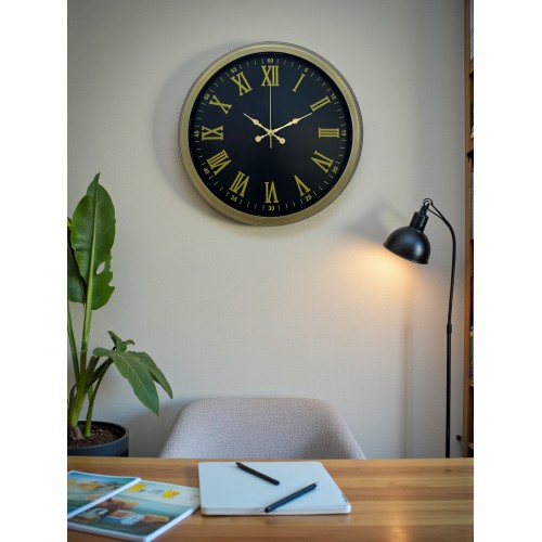 40 cm Metal Vintage Roma Rakamlı Duvar Saati