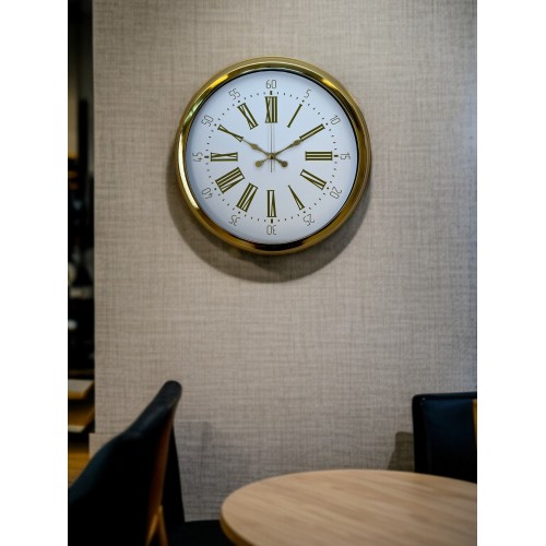 Royal Gold 40 cm Metal Duvar Saati