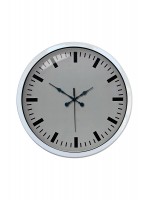 40 cm Metal Beyaz Modern Duvar Saati