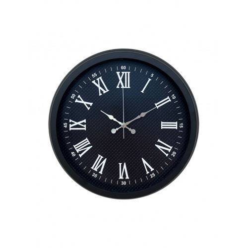 Luxury Black 40 cm Metal Duvar Saati