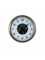 Vintage 60 cm Çarklı Modern Duvar Saati