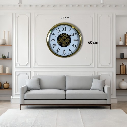 Aurelius Gold 60 cm Çarklı Duvar Saati (C-6054G)