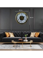 Aurelius Gold 60 cm Çarklı Duvar Saati (C-6056G)