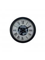 Black Atlas Series 60 cm Çarklı Duvar Saati