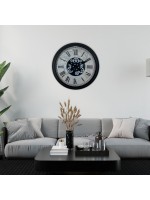 Black Atlas Series 60 cm Çarklı Duvar Saati
