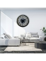 Roma Atlas Silver 60 cm Çarklı Krom Duvar Saati