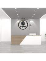 Eskitme Vintage 52 cm Dünya Saati – Otel ve Resepsiyon Saati