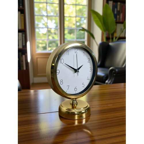 Golden Time 25 x 20 cm Metal Masa Saati
