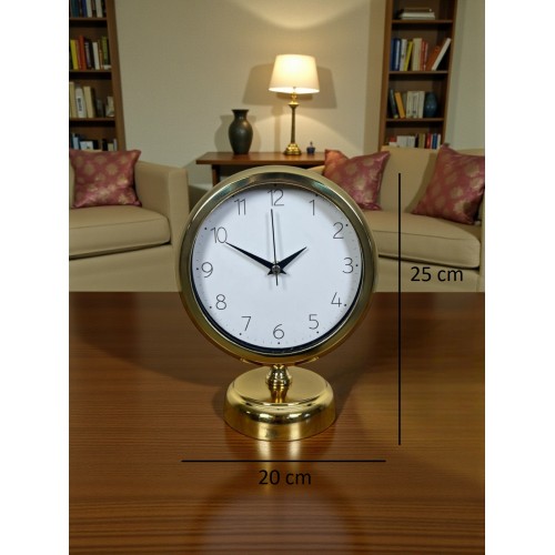 Golden Time 25 x 20 cm Metal Masa Saati