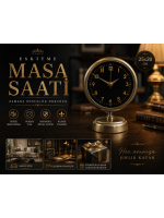 Vintage Craft 25 x 20 Eskitme Metal Masa Saati