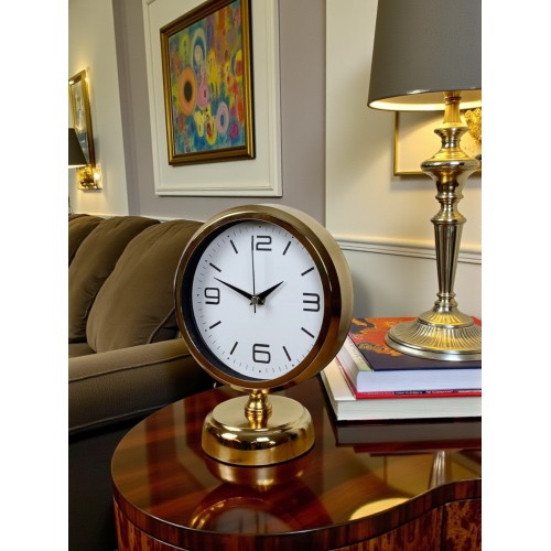 Golden Touch 25 x 20 Gold Metal Masa Saati