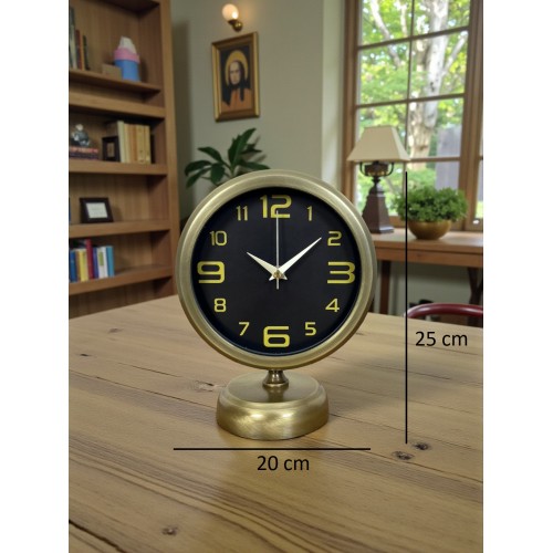 Prestij Vintage 25 x 20 cm Metal Masa Saati