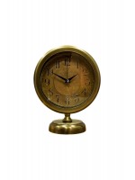 Retro Eskitme 25 x 20 cm Metal Şık Masa Saati