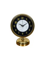 Mermer Işıltısı Gold 25 x 20 cm Metal Masa Saati