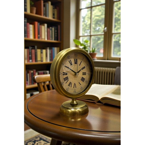 Majestic Time Eskitme 25 x 20 cm Metal Masa Saati