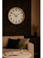 Gold Standart 52 cm Metal Zarif Duvar Saati