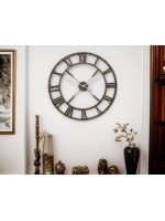 Eskitme Stil 73 cm Duvar Saati