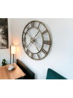 Eskitme Stil 73 cm Duvar Saati