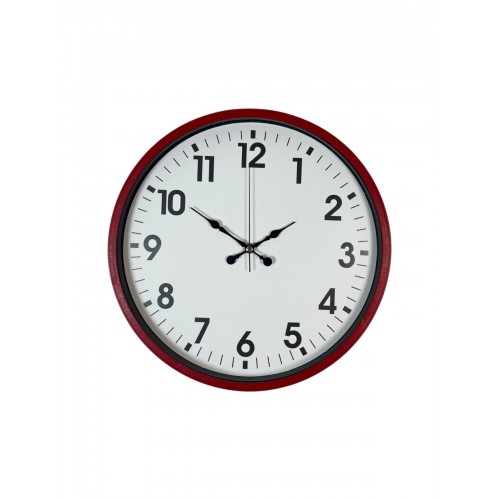 36 cm Standart Kırmızı Duvar Saati