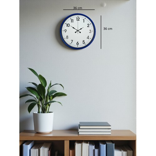 36 cm Lacivert Standart Duvar Saati