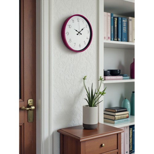 36 cm Pembe Standart Duvar Saati
