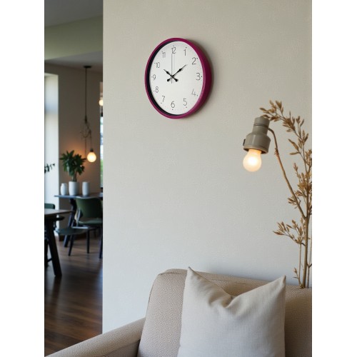 36 cm Pembe Standart Duvar Saati