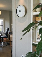 36 cm Krem Sade Dekoratif Duvar Saati
