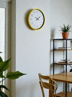 36 cm Standart Sarı Duvar Saati (PP-3604Y)