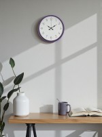36 cm Mor Dekoratif Duvar Saati (PP-3604Z)