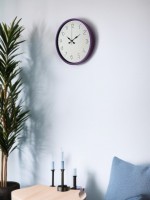 36 cm Mor Dekoratif Duvar Saati (PP-3604Z)