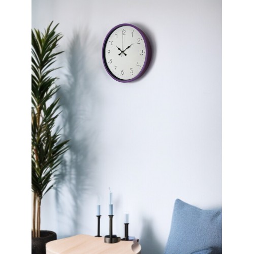 36 cm Mor Dekoratif Duvar Saati (PP-3604Z)