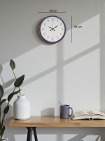 36 cm Mor Dekoratif Duvar Saati (PP-3604Z)