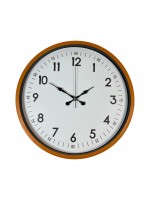 36 cm Turuncu Dekoratif Duvar Saati (PP-3605O)