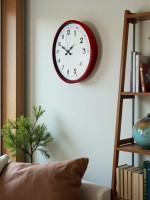 36 cm Kırmızı Dekoratif Duvar Saati