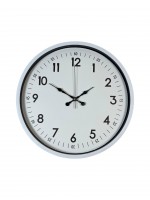 36 cm Beyaz Dekoratif Duvar Saati (PP-3605W)