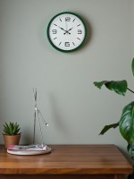 36 cm Yeşil Modern Dekoratif Duvar Saati
