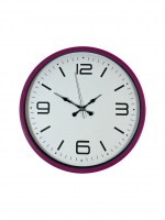 36 cm Pembe Modern Duvar Saati