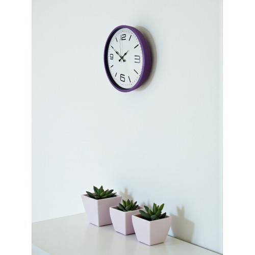 36 cm Mor Dekoratif Duvar Saati (PP-3608Z)