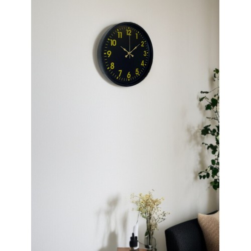36 cm Siyah Standart Duvar Saati