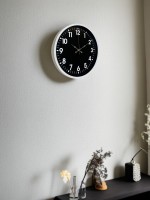 36 cm Beyaz Dekoratif Duvar Saati (PP-3631W)