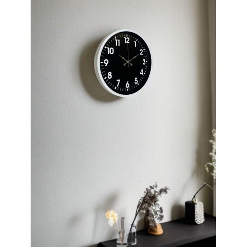 36 cm Beyaz Dekoratif Duvar Saati (PP-3631W)