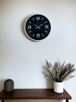 36 cm Krem Şık Dekoratif Duvar Saati