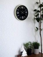36 cm Krem Şık Dekoratif Duvar Saati