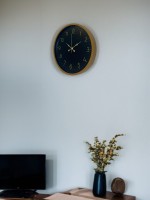 36 cm Kahverengi Standart Duvar Saati